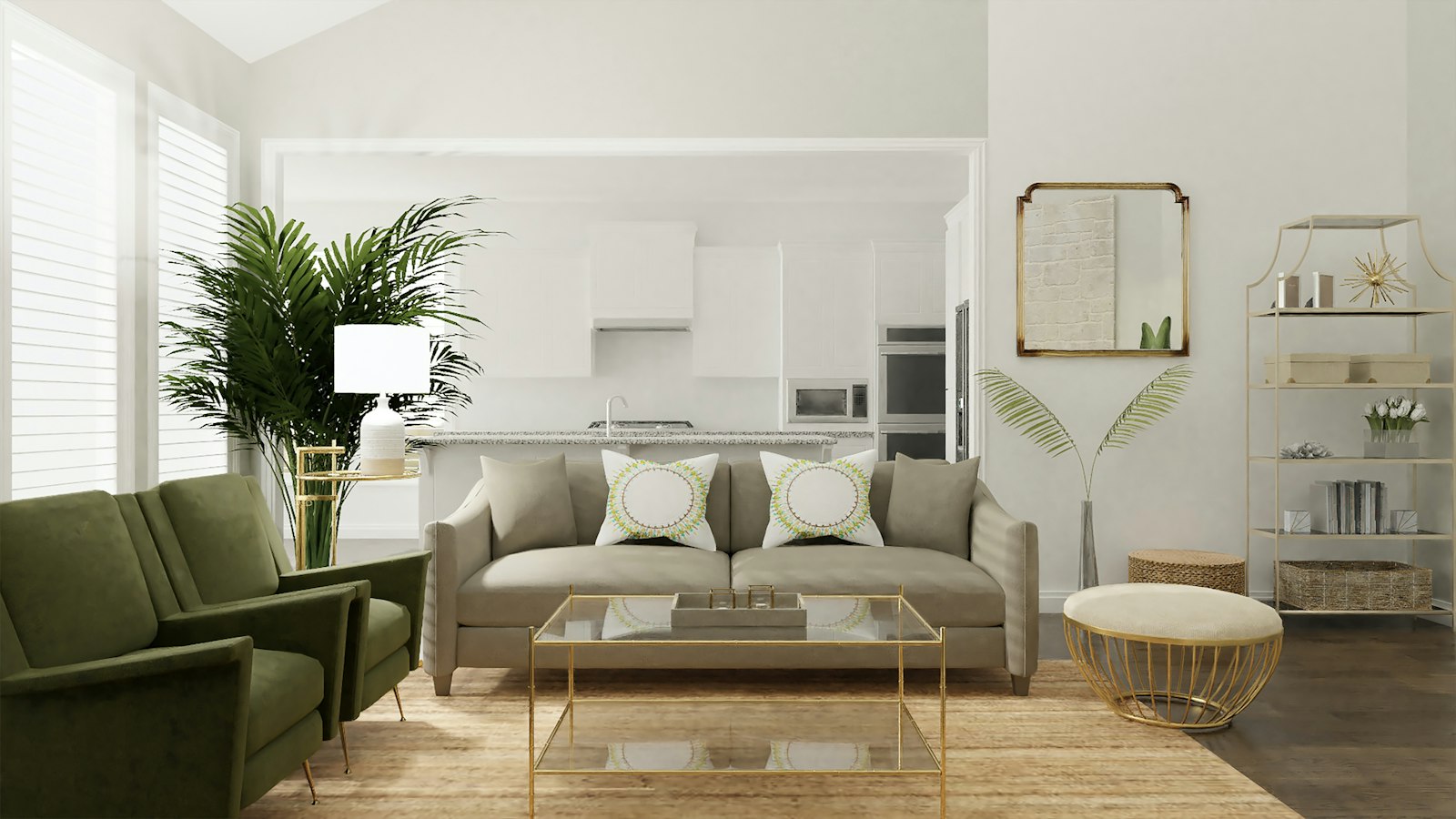 Gray and white sofa set